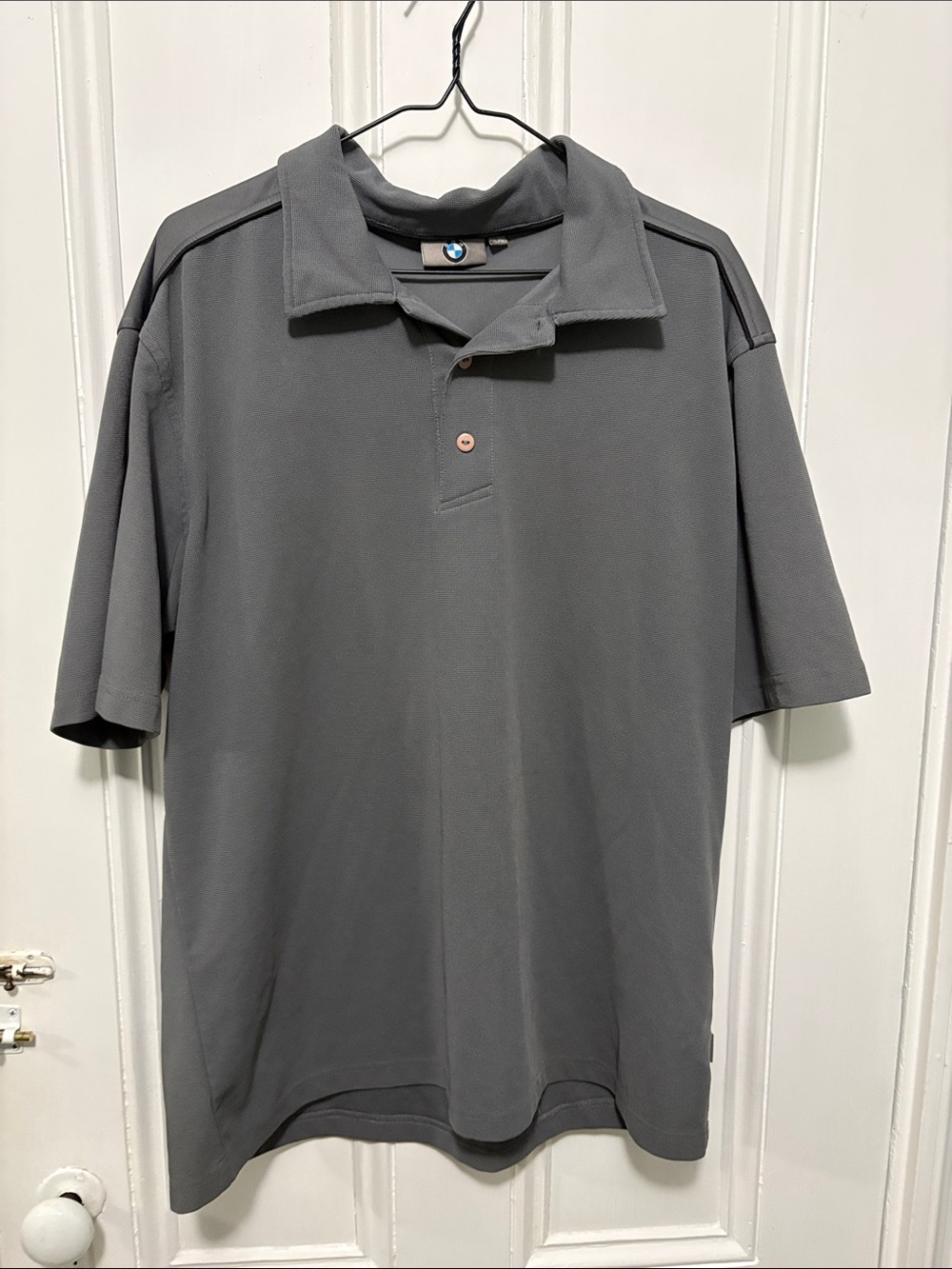 BMW Men’s Polo Shirt in Charcoal